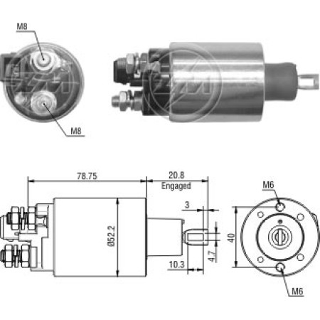 AUTOMATICO COMPATÍVEL PRESTOLITE M93R SILVERADO/BLAZER - C/PLUG ZM482