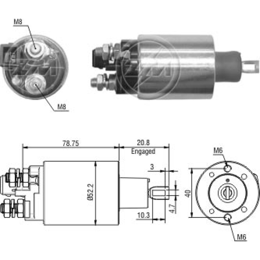 AUTOMATICO COMPATÍVEL PRESTOLITE M93R SILVERADO/BLAZER - C/PLUG ZM482