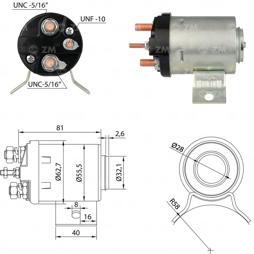 AUTOMATICO COMPATÍVEL WAPSA PERKINS/MWM - S/PISTAO ZM501
