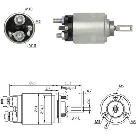 AUTOMATICO COMPATÍVEL BOSCH JD 12V ZM534