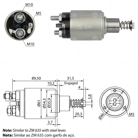 AUTOMATICO COMPATÍVEL BOSCH JF 24V ZM536