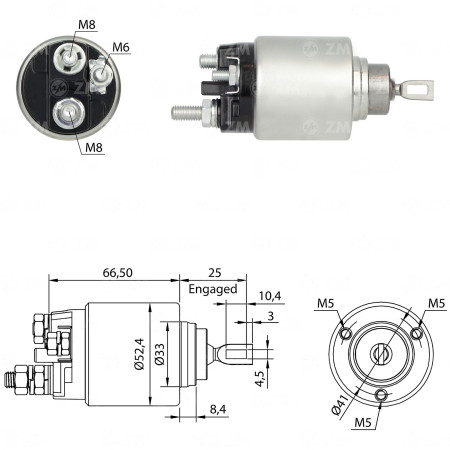 AUTOMATICO BOSCH-MOD 3F PALIO/BRAVA/PUNTO E-TORQ COMPATÍVEL ZM5382