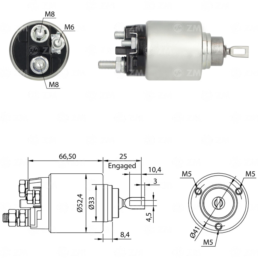 AUTOMATICO BOSCH-MOD 3F PALIO/BRAVA/PUNTO E-TORQ COMPATÍVEL ZM5382
