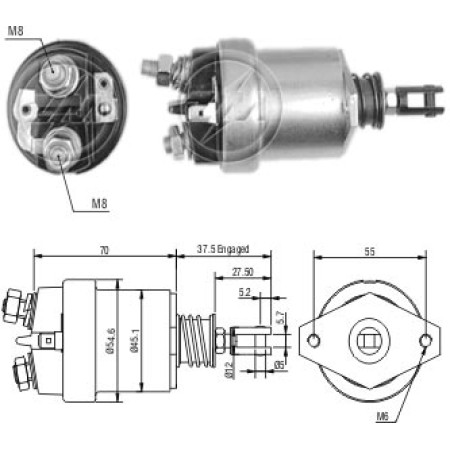 AUTOMATICO COMPATÍVEL BOSCH ANTIGO CORCEL I/VW1300 ZM567