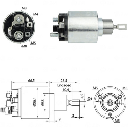 AUTOMATICO COMPATÍVEL BOSCH-EF PASSAT/ESCORT 039 ZM571