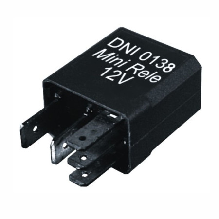 MINI RELE AUXILIAR COMPATÍVEL 12V 40A/30A 5T - REVERSOR C/RESISTOR SPRINTER DNI0138