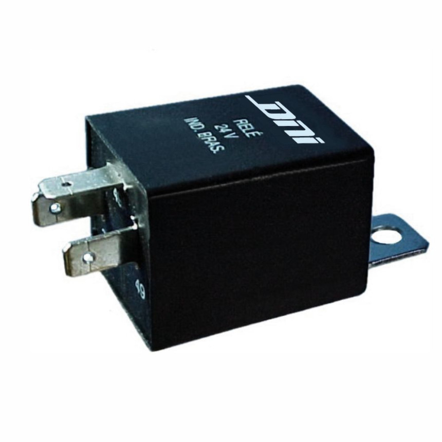 RELE PISCA COMPATÍVEL 24V 500W 3T C/SUPORTE DNI0224S3