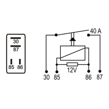 MINI RELE AUXILIAR COMPATÍVEL 24V 4T 30A DNI0229