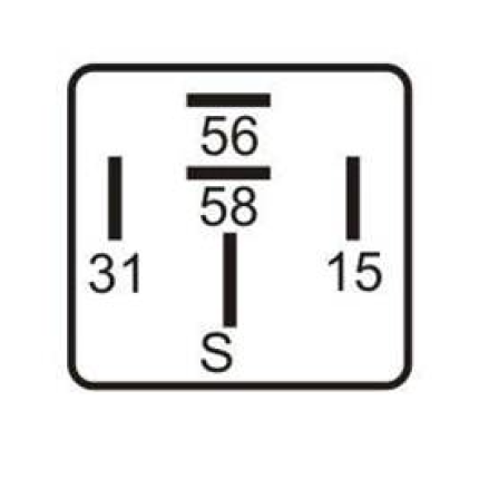 RELE TEMPORIZADOR FAROL ACENDIMENTO AUTOMATICO COMPATÍVEL 5T 12V DNI0409