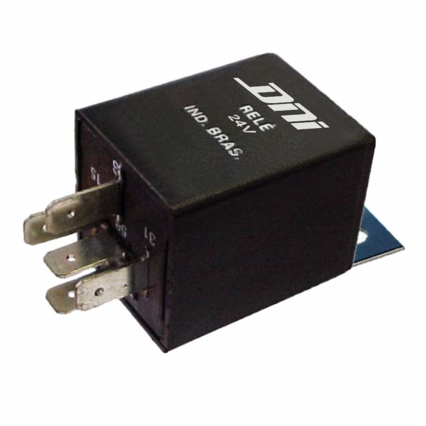 RELE TEMPORIZADOR FAROL ACENDIMENTO AUTOMATICO COMPATÍVEL 5T 24V DNI0413