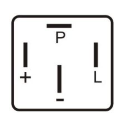 RELE PISCA COMPATÍVEL 12V 4T S/SUPORTE DUCATO/IVECO DAILY DNI1105