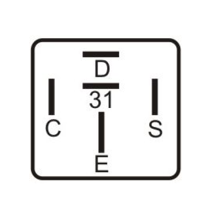 RELE PISCA ALERTA ALTERNADO COMPATÍVEL 5T 12V DNI1107