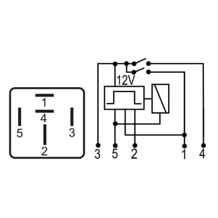 RELE PISCA COMPATÍVEL12V 5T RANGER/F250/F350/F1000 99> DNI1110