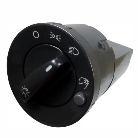 CHAVE DE LUZ AUDI/GOL/CAM.VW COMPATÍVEL 99>05 17T VERMELHA FAROL DUPLO C/REOSTATO 377941534A IM52331 DNI2138