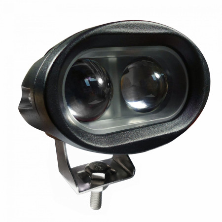 FAROL LED ANTICOLISAO EMPILHADEIRA AZUL COMPATÍVEL 20W BIVOLT DIAM:10X6CM DNI4150