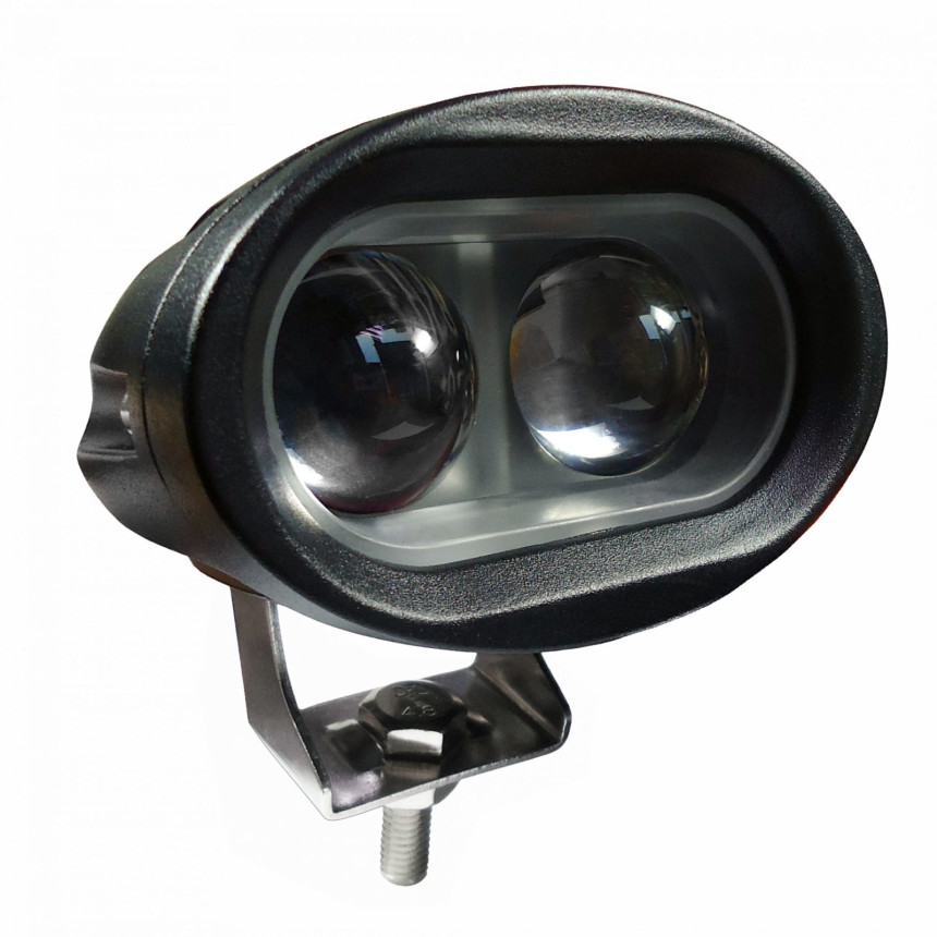 FAROL LED ANTICOLISAO EMPILHADEIRA AZUL COMPATÍVEL 20W BIVOLT DIAM:10X6CM DNI4150