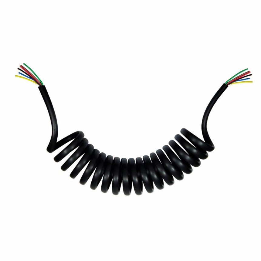 CHICOTE ESPIRAL CARRETA 7 FIOS 4,5M COMPATÍVEL DNI8304