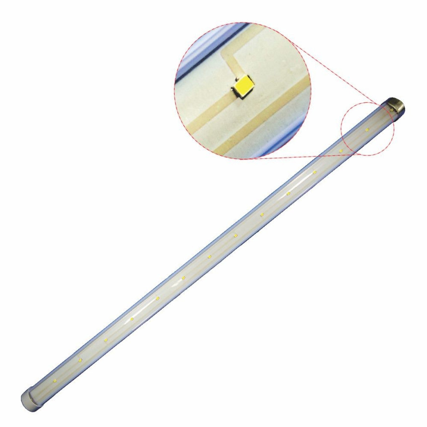 LAMPADA LED TUBULAR 60CM 15 LEDS SMD 4W COMPATÍVEL 12V/24V DNI8841
