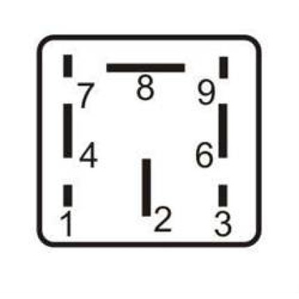 RELE CONTROLE ROTACAO 8T  S-4 124 24V COMPATÍVEL DNI8861