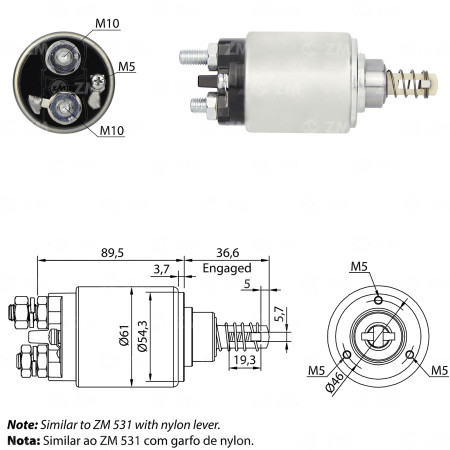 AUTOMATICO COMPATÍVEL BOSCH-EV JF 12V 030 MODERNO ZM631