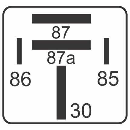 RELE AUXILIAR COMPATÍVEL 24V 80/60A 5T CAMINHOES/MAQUINAS DNI8222