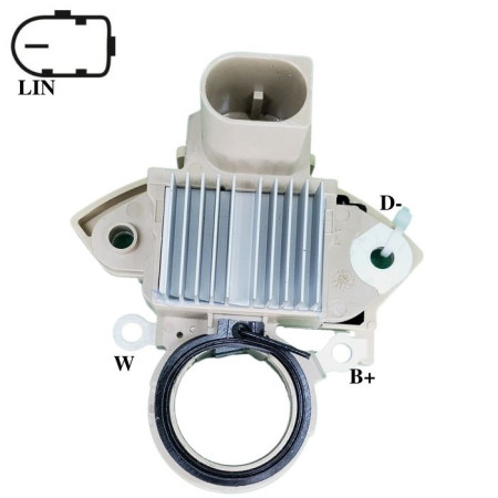 REGULADOR COMPATÍVEL MITSUBISHI COM-LIN 14V RANGER 2017 2.2 DIESEL 150A IK5582