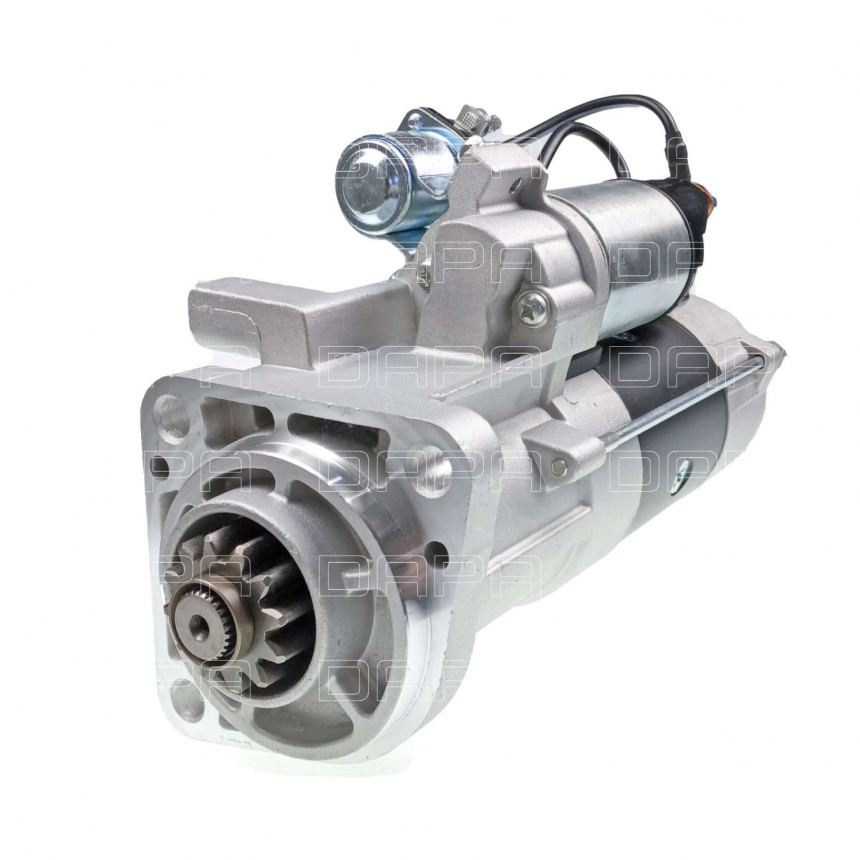 MOTOR PARTIDA COMPATÍVEL MITSUBISHI 24V 12D VOLVO MAQUINAS L70-90 *DESALINH  DAP1100110