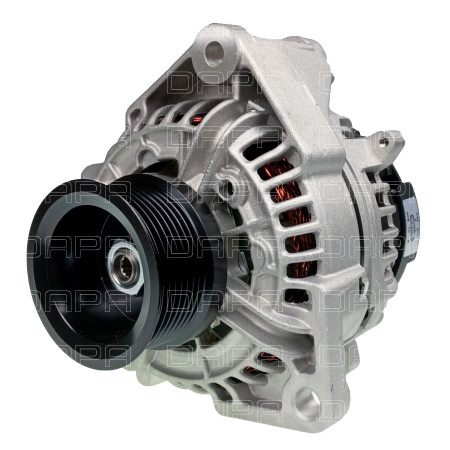 ALTERNADOR COMPATÍVEL BOSCH ELETR 24V 80A MB/IVECO/CAM.VW CONSTELLATION (POLIA 8PK-65) DAP50007