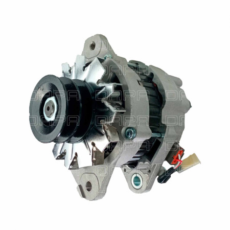 ALTERNADOR COMPATÍVEL MITSUBISHI 24V 50A CATERPILLAR 320 (POLIA DUPLA 2PK) DAP56786