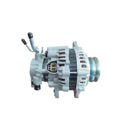 ALTERNADOR COMPATÍVEL MITSUBISHI 12V 90A C/BOMBA - HR/L200/PAJERO (POLIA DUPLA) *FUROS PEQUENOS DIT10129