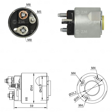 AUTOMATICO COMPATÍVEL VALEO DUSTER/SANDERO - C/RESSALTO S/PISTAO ZM6492
