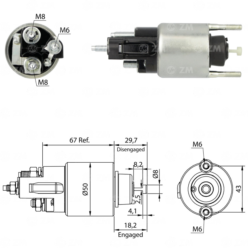 AUTOMATICO COMPATÍVEL DENSO MOD SPRINTER/VITO/COMPRESSOR ZM3708