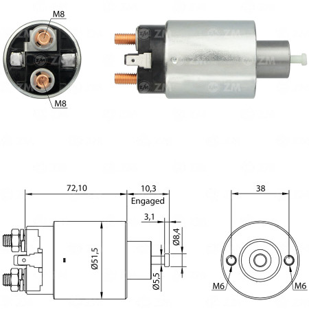 AUTOMATICO COMPATÍVEL BOSCH-FURO ESP CARGO/F250 - C/PLUG ZM6972