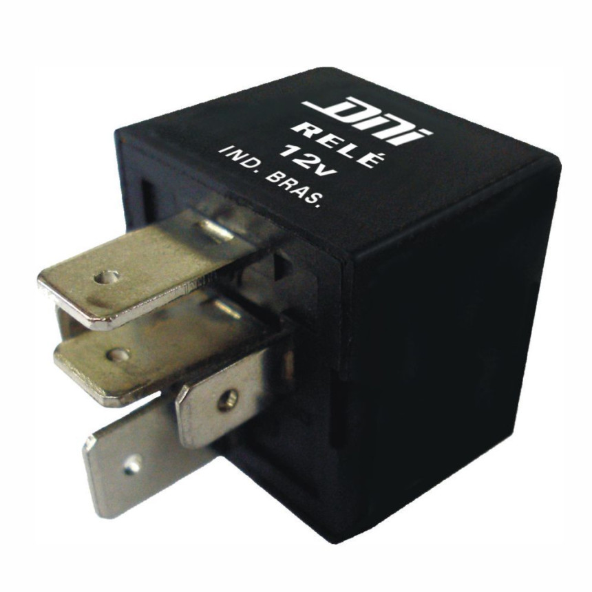 RELE AUXILIAR REVERSOR 5T COMPATÍVEL 12V 80A/60A DNI8122
