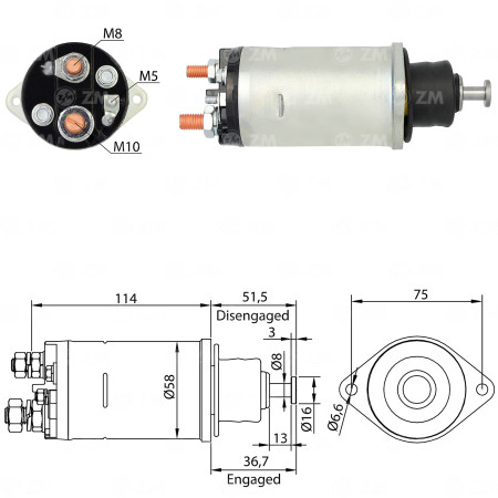 AUTOMATICO COMPATÍVEL DELCO 28MT 24V FIAT ALLIS ZM810