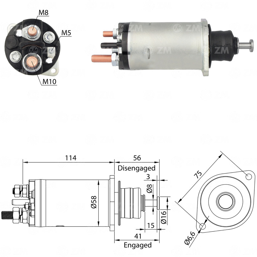 AUTOMATICO COMPATÍVEL DELCO 29MT 12V ZM818