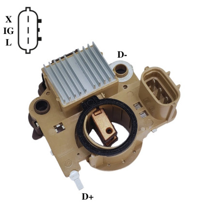 REGULADOR COMPATÍVEL MITSUBISHI/JHECO CHERY CIELO IK5041