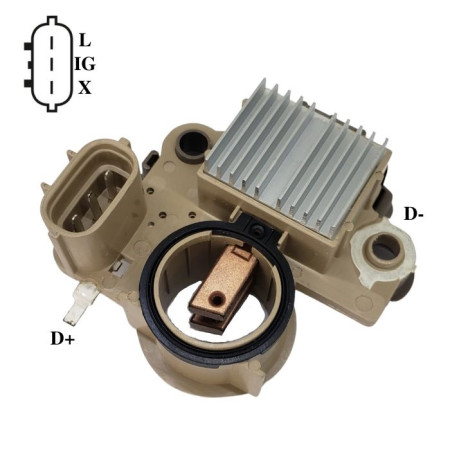 REGULADOR COMPATÍVEL MITSUBISHI/JHECO JAC IK5042