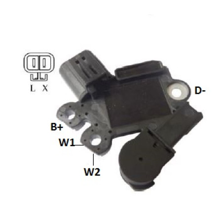 REGULADOR COMPATÍVEL VALEO SANTA FE/SONATA/TUCSON/KIA SOUL 09 G922 IK5052