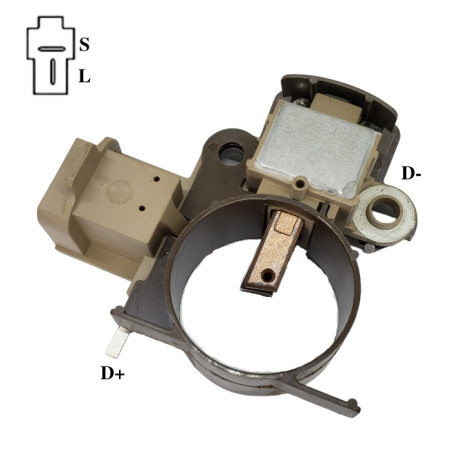 REGULADOR COMPATÍVEL MITSUBISHI 14V KIA SPORTAGE 95>01 IK5088