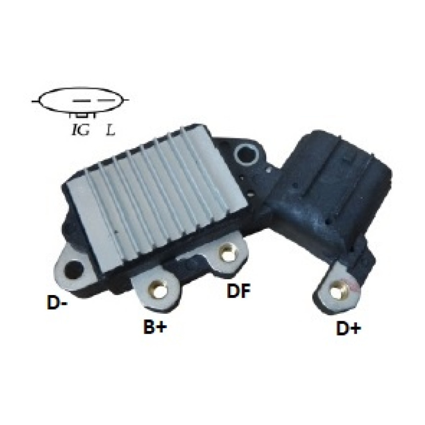 REGULADOR COMPATÍVEL DENSO CHANA 14V IK5115