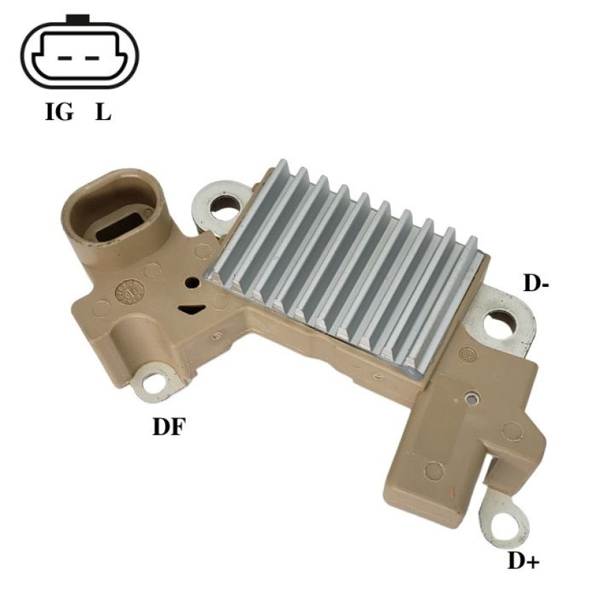 REGULADOR COMPATÍVEL DELCO HAFEI/EFFA TOWNER 08>10 G263 IK5163