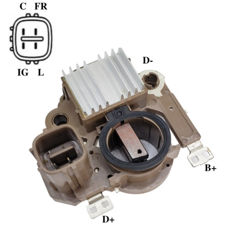 REGULADOR COMPATÍVEL MITSUBISHI HONDA ACURA 96>01 IK5173