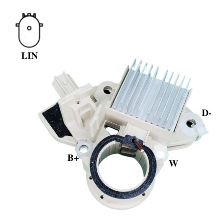 REGULADOR COMPATÍVEL MITSUBISHI COM-LIN HONDA CIVIC 12>14 G144 IK5191