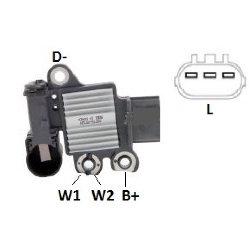 REGULADOR COMPATÍVEL VALEO CN HYUNDAI HR 15/16 G933 IK5357