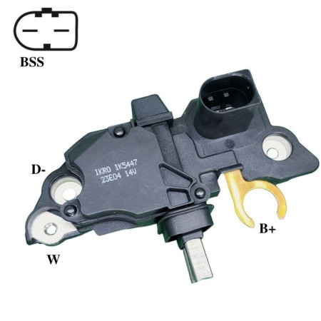 REGULADOR COMPATÍVEL BOSCH ELETR COM-BSS PORSCHE/MB ID12 IK5447