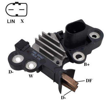 REGULADOR COMPATÍVEL BOSCH MOD COM-LIN PASSAT 2012 IK5461