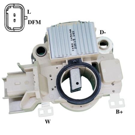 REGULADOR COMPATÍVEL MITSUBISHI PEUGEOT/CITROEN G426 IK5498