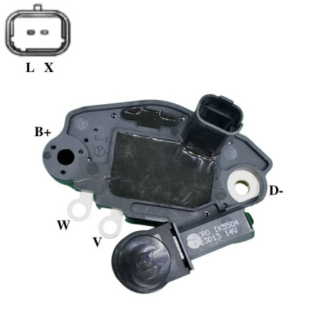 REGULADOR COMPATÍVEL VALEO CLIO/KANGOO/MEGANE 97-98 G504 IK5504