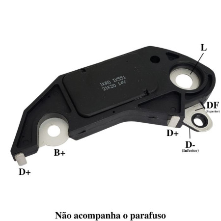 REGULADOR COMPATÍVEL DELCO OMEGA/VECTRA - C/PARAFUSO G701 IK551